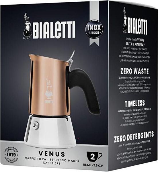 Гейзерная кофеварка Bialetti New Venus 0007282 фото