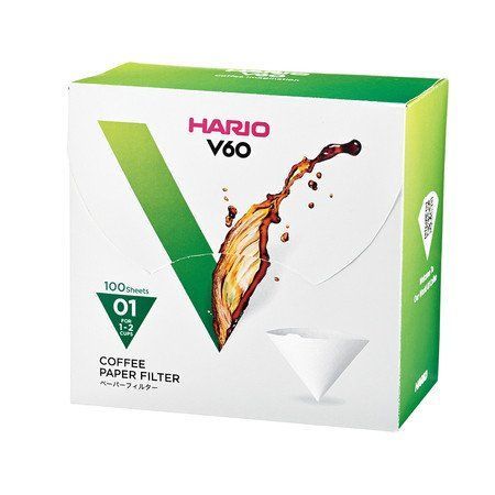 Паперові фільтри Hario для пуровера VCF-01-100WK фото