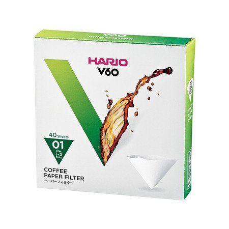 Паперові фільтри Hario для пуровера VCF-01-40W фото
