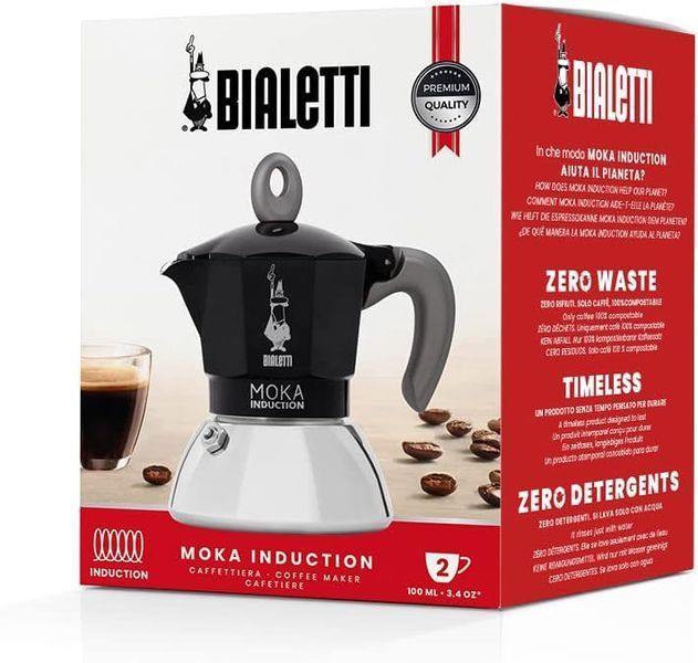 Гейзерна кавоварка Bialetti New Moka Induction 0006936/NP фото