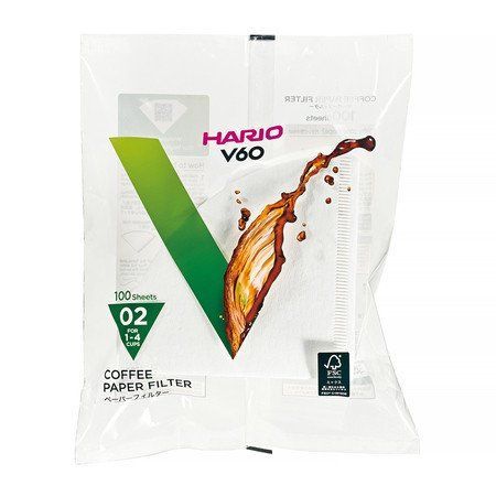 Паперові фільтри Hario для пуровера VCF-02-100W фото