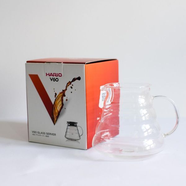 Сервірувальний чайник Hario V60 Glass Server XGSR-60-TB фото