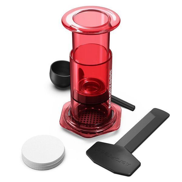 Ручна кавоварка AeroPress Clear Red 90RD05 фото
