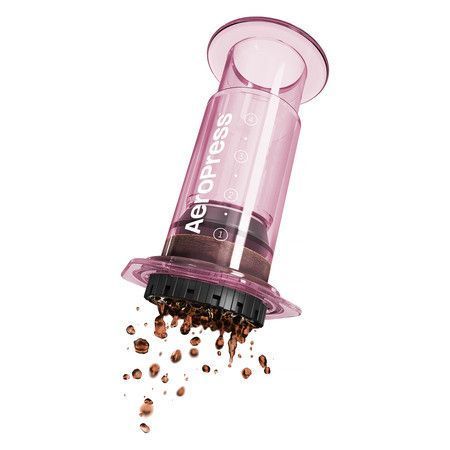Ручная кофеварка AeroPress Clear Pink 90PK05 фото