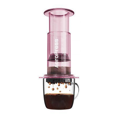 Ручна кавоварка AeroPress Clear Pink 90PK05 фото