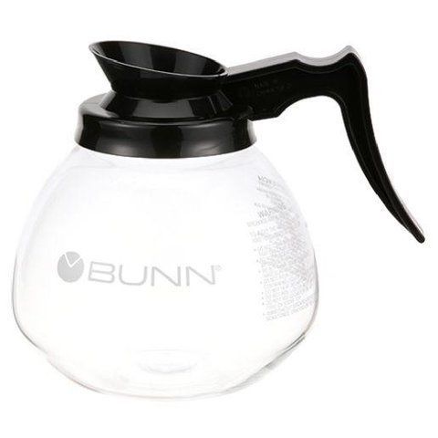 Декантер стеклянный с черной ручкой Bunn, 1,9 л 42400.0101 фото