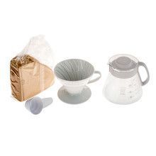 Набір для пуроверу Hario Color Dripper & Pot, білий XVDD-3012W фото